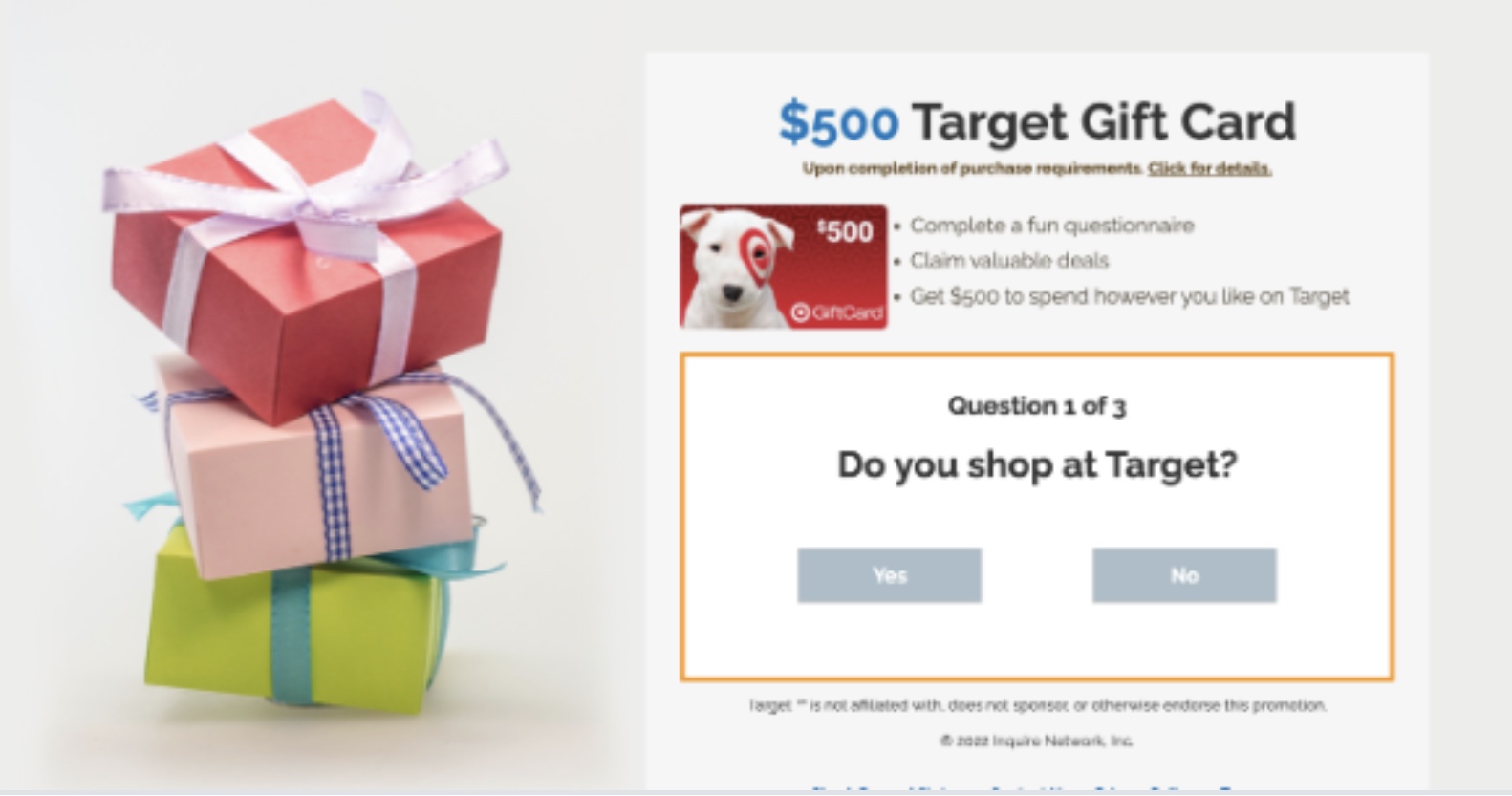 Brought to you by GiftCardQuiz—where a few fun minutes could lead to something BIG!